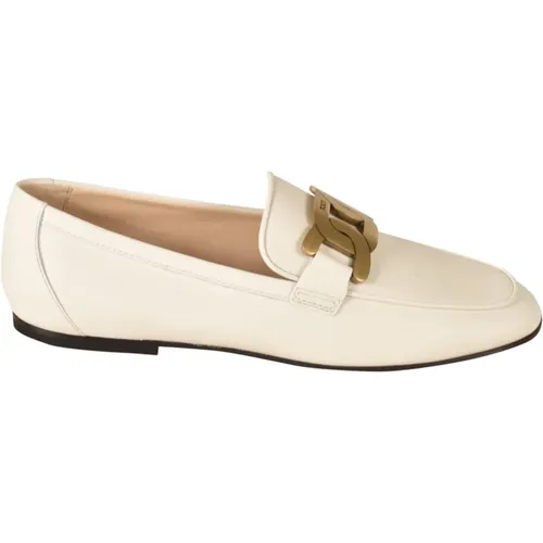 Flat Shoes with Tod Style , female, Sizes: 6 1/2 UK - TOD'S - Modalova