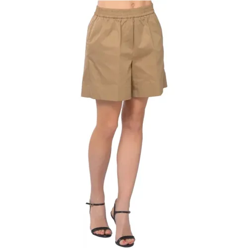 Baumwoll Bermuda Shorts , Damen, Größe: L - Kaos - Modalova