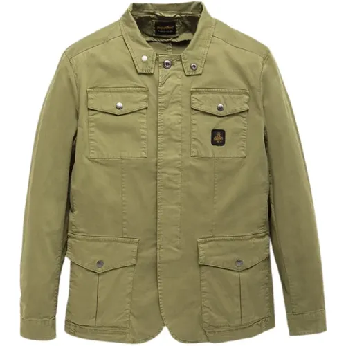 Lightweight Cotton Jacket with 4 Pockets , male, Sizes: L, XL - RefrigiWear - Modalova