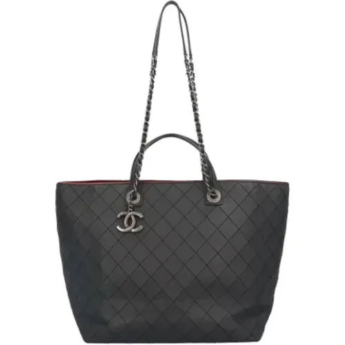 Pre-owned Leather shoppers , female, Sizes: ONE SIZE - Chanel Vintage - Modalova