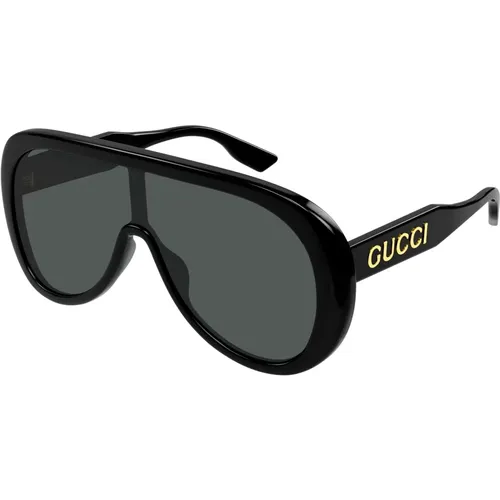Grey Sunglasses , male, Sizes: ONE SIZE - Gucci - Modalova