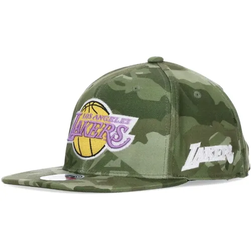 NBA Tonal Camo Lakers Cap , unisex, Sizes: S/M, L/XL - Mitchell & Ness - Modalova