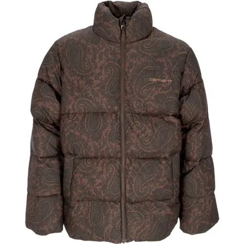 Paisley Print Daunenjacke Herren , Herren, Größe: L - Carhartt WIP - Modalova