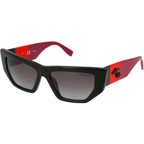 Stylish Sunglasses Str377V , female, Sizes: 54 MM - Trussardi - Modalova