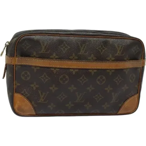 Pre-owned Canvas clutches , female, Sizes: ONE SIZE - Louis Vuitton Vintage - Modalova