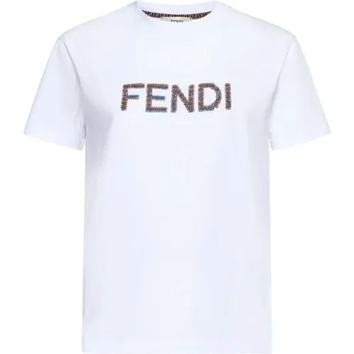 Leisurewear Capsule T-shirts and Polos , female, Sizes: M, S, L - Fendi - Modalova