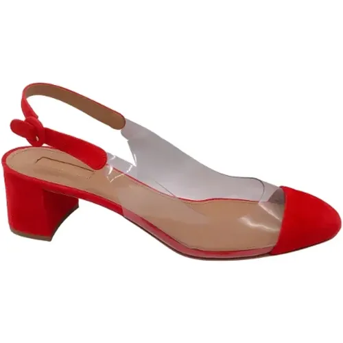 Pre-owned Suede heels , female, Sizes: 8 UK - Aquazzura Pre-owned - Modalova