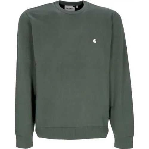 Madison Sweater Streetwear Park/Wax , Herren, Größe: L - Carhartt WIP - Modalova