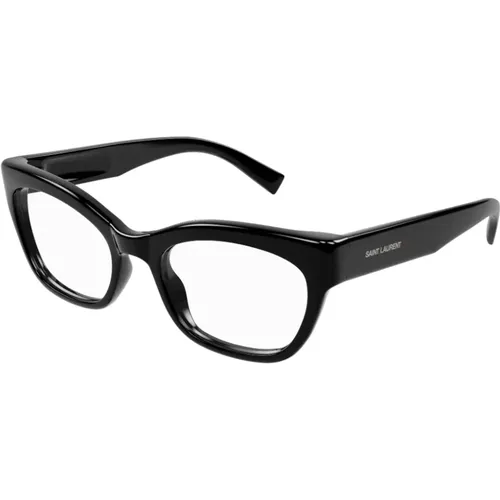 Cat Eye Acetate Sunglasses , unisex, Sizes: ONE SIZE - Saint Laurent - Modalova