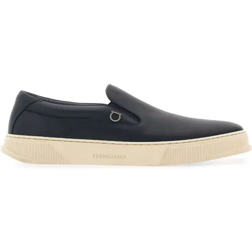 Flat Shoes for Women , male, Sizes: 6 1/2 UK, 7 1/2 UK, 8 1/2 UK, 9 UK, 10 UK, 7 UK, 8 UK, 6 UK - Salvatore Ferragamo - Modalova