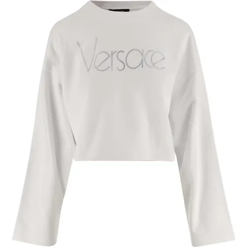 Sweatshirts Hoodies , Damen, Größe: 2XS - Versace - Modalova