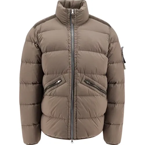 Jacket with Zip Closure , male, Sizes: XL, L, M - Stone Island - Modalova