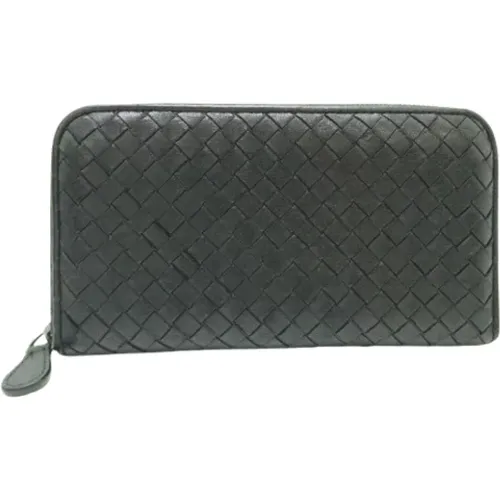 Pre-owned Leather wallets , female, Sizes: ONE SIZE - Bottega Veneta Vintage - Modalova