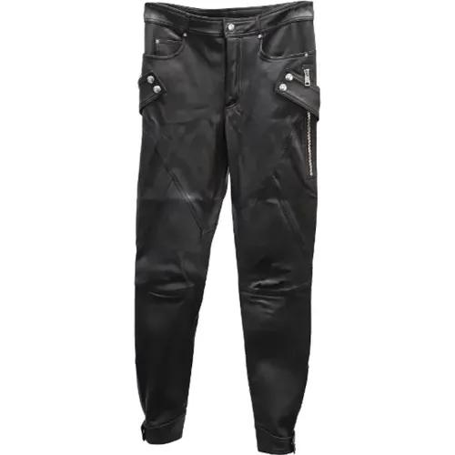 Pre-owned Leather bottoms , female, Sizes: XS - Alexander McQueen Pre-owned - Modalova