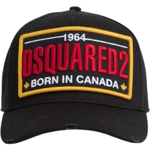 Vintage Distressed Baseball Cap - Dsquared2 - Modalova