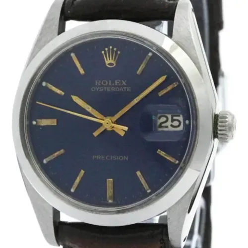Pre-owned Leder watches - Rolex Vintage - Modalova