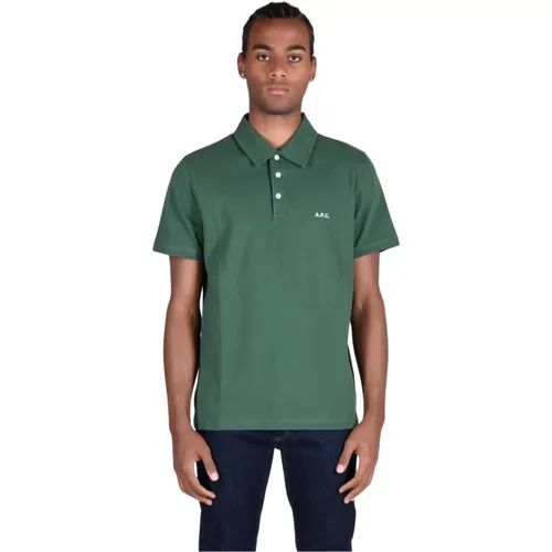 Cotton Polo Shirt , male, Sizes: L, M, XL, S, 2XL - A.p.c. - Modalova