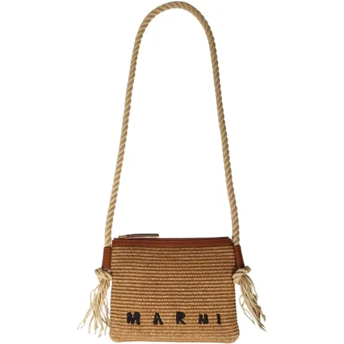 Stilvolle Lederhandtasche Marni - Marni - Modalova