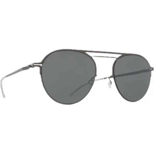 Panto Sunglasses Shiny Graphite/Mole Grey , male, Sizes: ONE SIZE - Mykita - Modalova