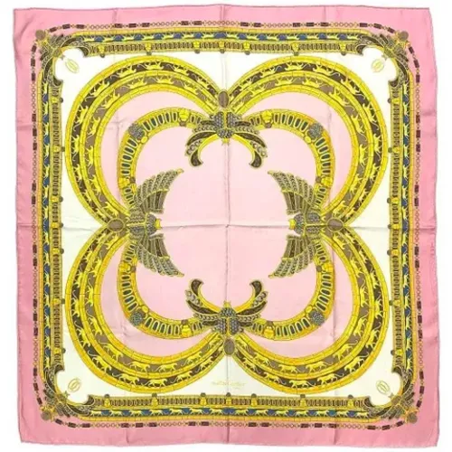 Pre-owned Silk scarves , female, Sizes: ONE SIZE - Cartier Vintage - Modalova