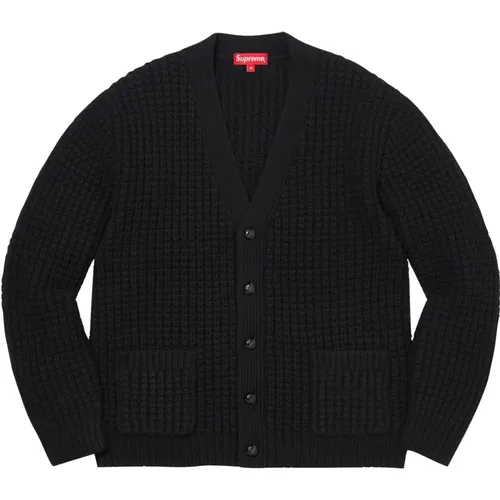 Waffle Knit Cardigan Limited Edition , male, Sizes: XL, L, M - Supreme - Modalova