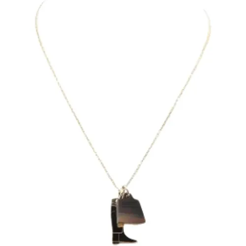 Pre-owned Metal necklaces , female, Sizes: ONE SIZE - Hermès Vintage - Modalova