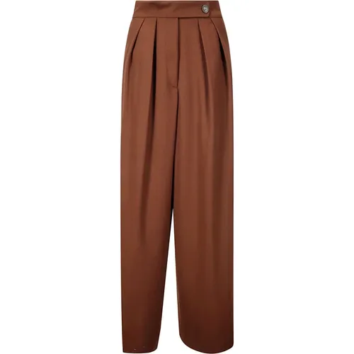 High Waisted Palazzo Wide Leg Trousers , female, Sizes: L, M, S - Dries Van Noten - Modalova