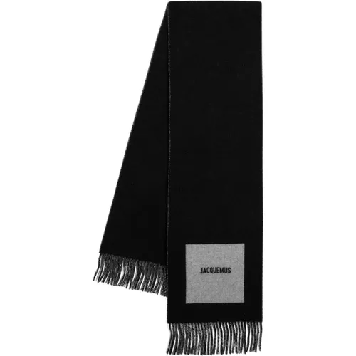 Wool Round Square Scarf , female, Sizes: ONE SIZE - Jacquemus - Modalova