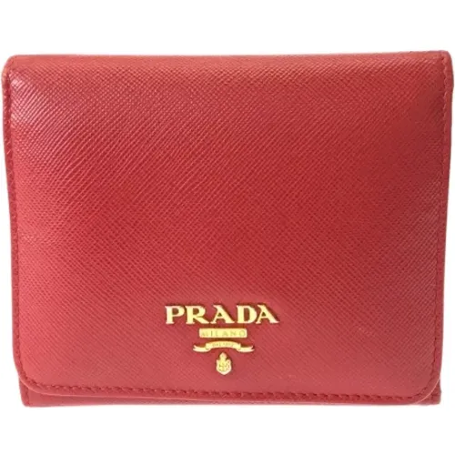 Pre-owned Leather wallets , female, Sizes: ONE SIZE - Prada Vintage - Modalova