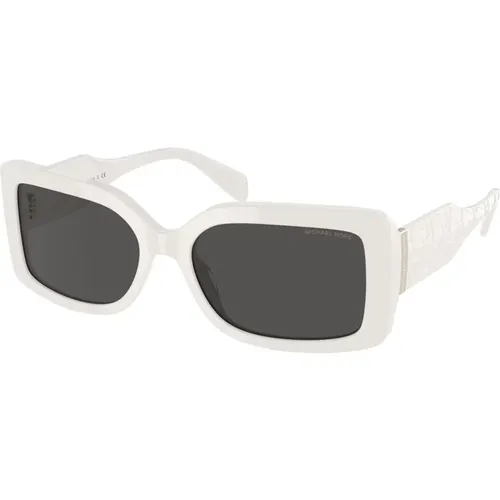 Corfu Sunglasses /Dark Grey , female, Sizes: 56 MM - Michael Kors - Modalova