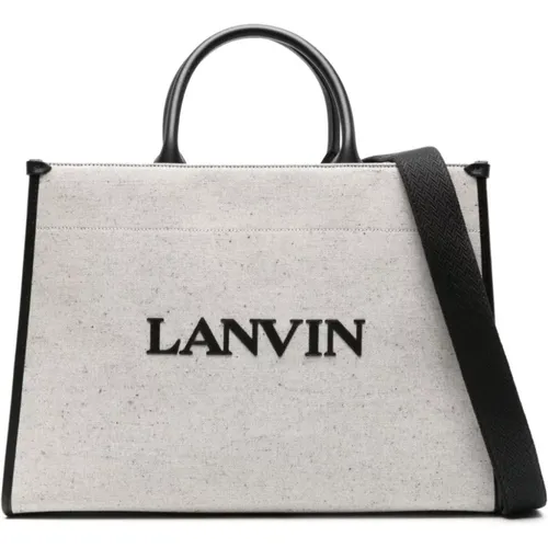 Tote Bag with Shoulder Strap , female, Sizes: ONE SIZE - Lanvin - Modalova