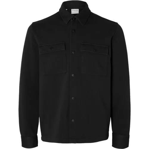 Klassische Hemdjacke für Herren , Herren, Größe: XL - Selected Homme - Modalova