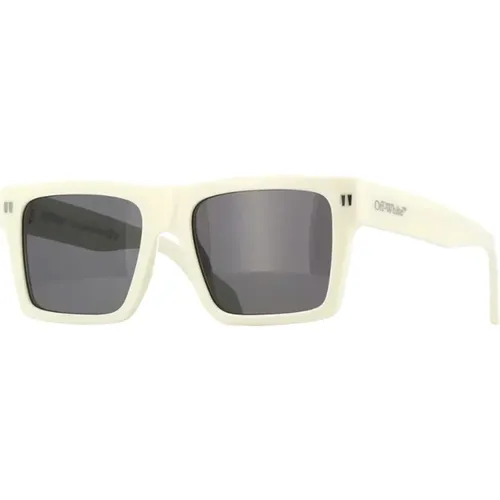 Weiße Sonnenbrille Ss24 International Fit Off - Off White - Modalova