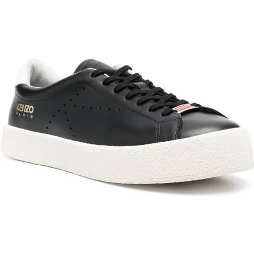 Schwarze Low-Top-Sneaker für Herren , Herren, Größe: 43 EU - Kenzo - Modalova