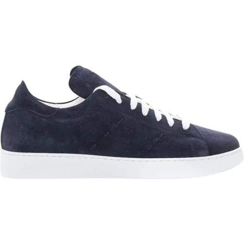 Suede Low Sneaker with Rubber Sole , male, Sizes: 8 UK, 12 UK, 11 UK, 9 1/2 UK, 7 UK, 10 UK, 9 UK, 8 1/2 UK - Kiton - Modalova