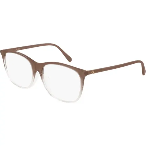 Grey Transpare Glasses Gg0555O , unisex, Sizes: 55 MM - Gucci - Modalova