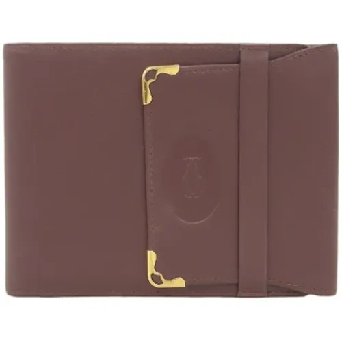 Pre-owned Leather wallets , female, Sizes: ONE SIZE - Cartier Vintage - Modalova