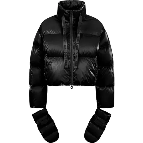 Schwarze Kurze Daunenjacke Aw23 , Damen, Größe: 2XS - duvetica - Modalova