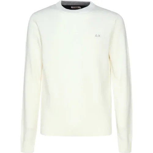 Weiße Sweaters mit 98% Baumwolle - Sun68 - Modalova