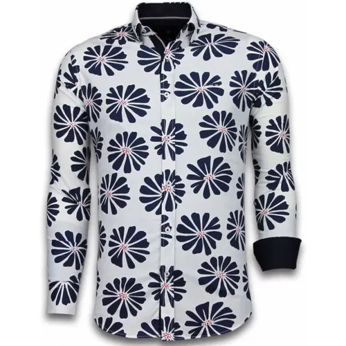 Hemd mit Blumenmuster - Elegante Sommerhemden - 2034 , Herren, Größe: 2XL - Gentile Bellini - Modalova