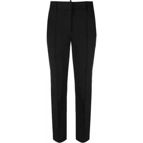 Cropped slim-cut trousers , female, Sizes: S, M, 2XS, L - BRUNELLO CUCINELLI - Modalova