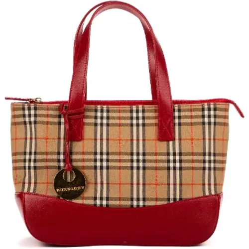 Pre-owned Canvas Handtaschen , Damen, Größe: ONE Size - Burberry Vintage - Modalova