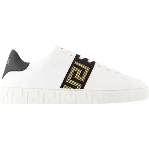 Stoff sneakers , Herren, Größe: 44 1/2 EU - Versace - Modalova