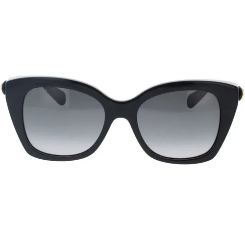 Klassische rechteckige Sonnenbrille mit trendigen Details - Gucci - Modalova