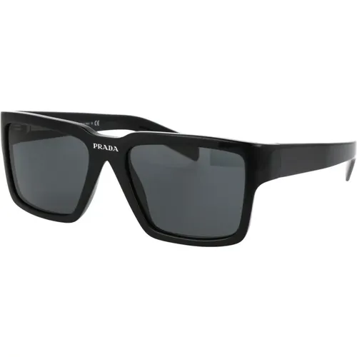 Stylische Sonnenbrille mit einzigartigem Design , Herren, Größe: 56 MM - Prada - Modalova