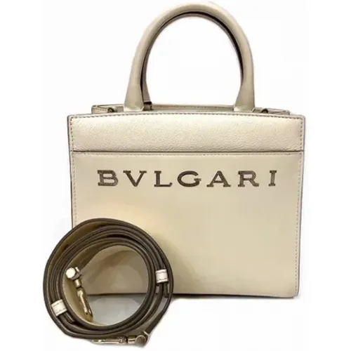 Pre-owned Leather shoulder-bags , female, Sizes: ONE SIZE - Bvlgari Vintage - Modalova