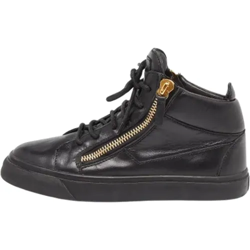 Pre-owned Leather sneakers , female, Sizes: 4 UK - Giuseppe Zanotti Pre-owned - Modalova