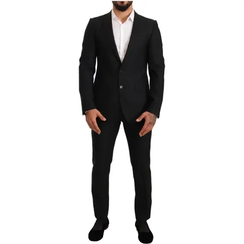 Peak Lapel Slim Fit Suit - Dolce & Gabbana - Modalova