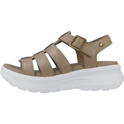 Stilvolle Flache Sandalen , Damen, Größe: 38 EU - Panama Jack - Modalova