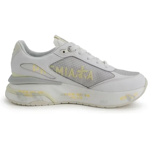 Flat shoes White , female, Sizes: 8 UK, 3 UK - Premiata - Modalova